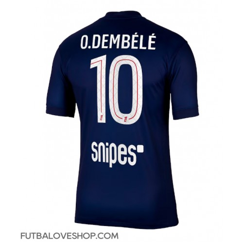 Dres Paris Saint-Germain Ousmane Dembele #10 Domáci 2025-26 Krátky Rukáv